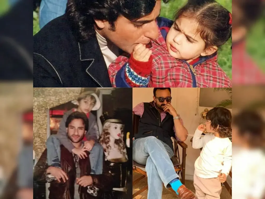 Saif Ali Khan with Sara Ali Khan