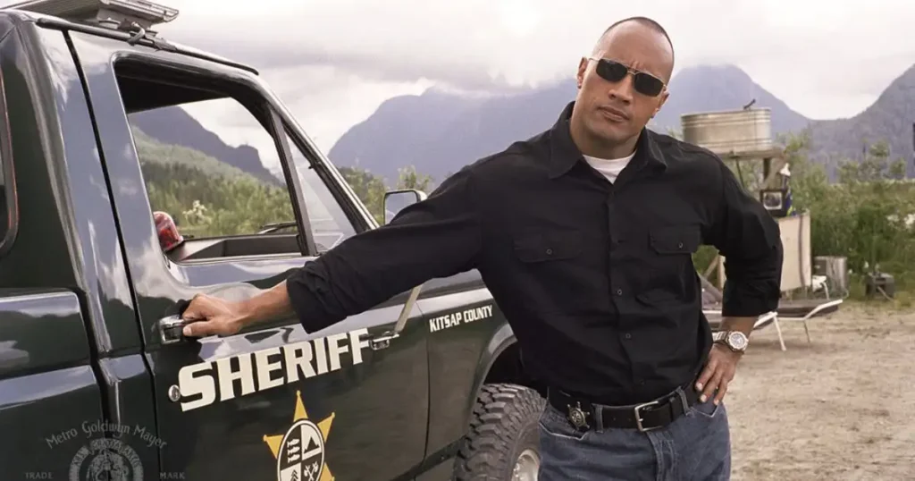 When The Rock fought with Security goons in 'Walking Tall'