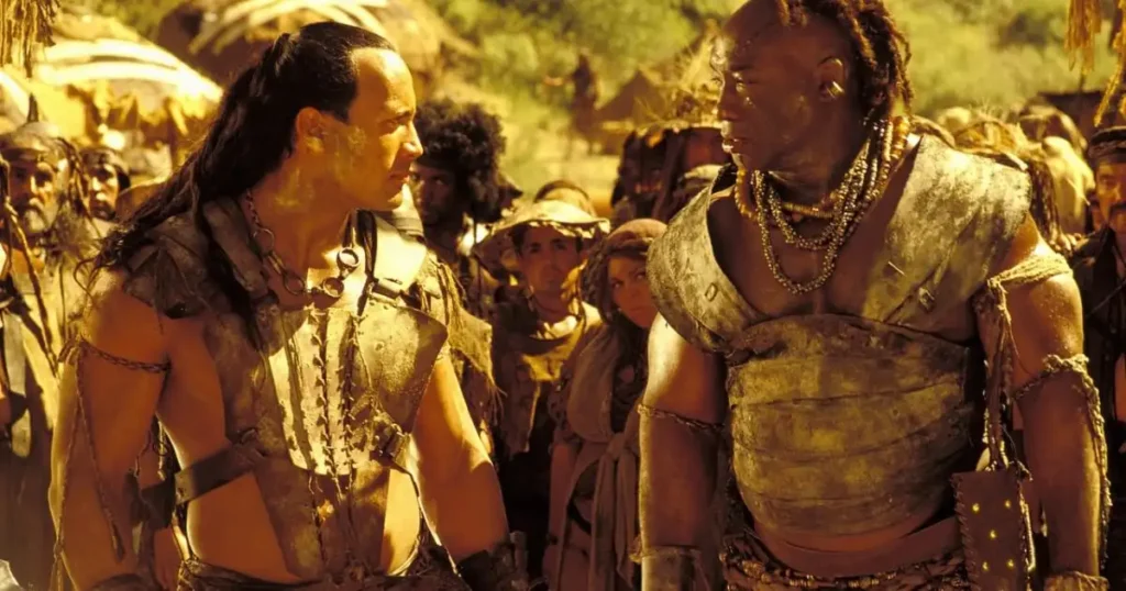 When the Two Giants Fought in 'The Scorpion King'