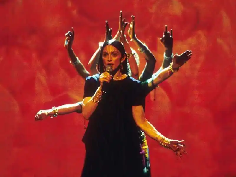 Madonna Practicing Hinduism.webp