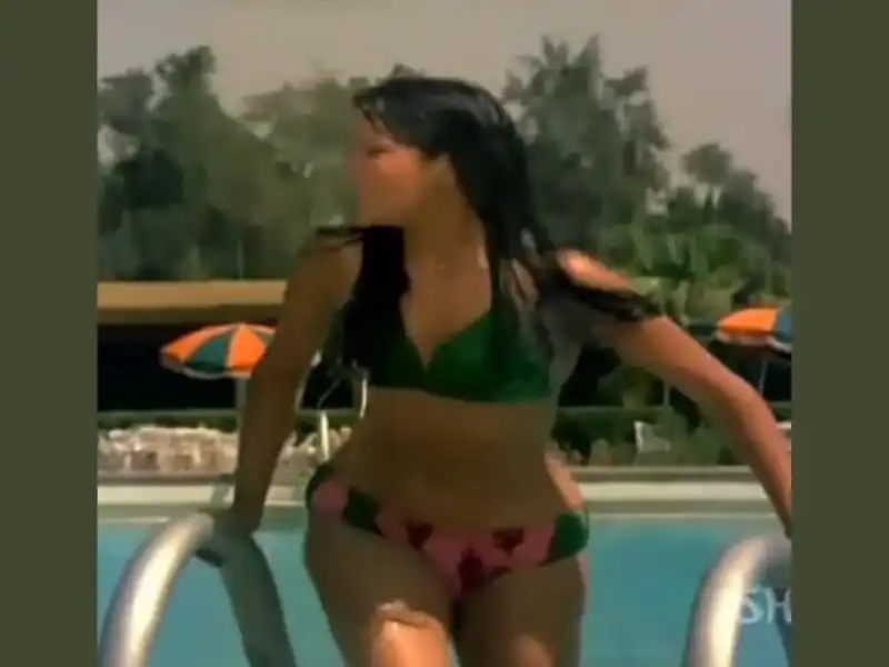 Zeenat Aman in Bikini