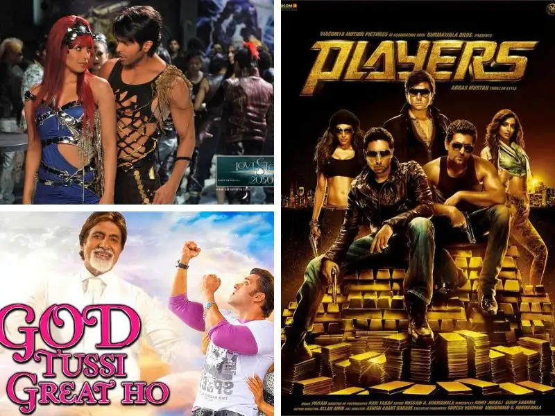 Most pathetic Bollywood Movie remakes of Hollywood movies.