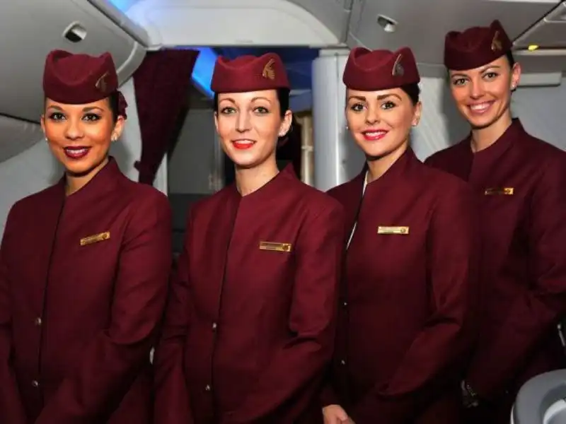 Qatar-airways-airlines-stewardess