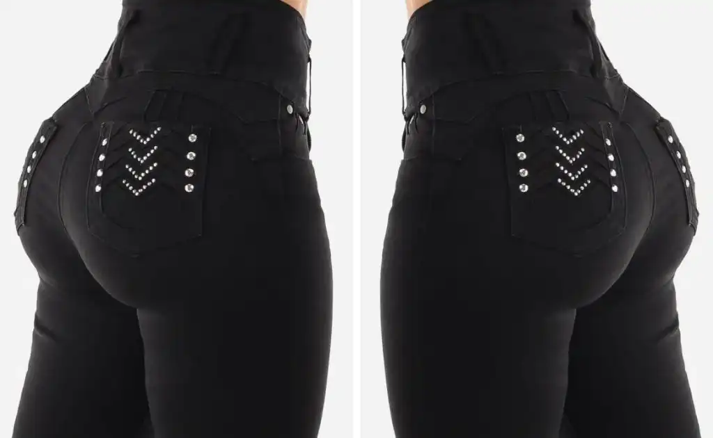 Pocket Design Butt Lifting Jeans