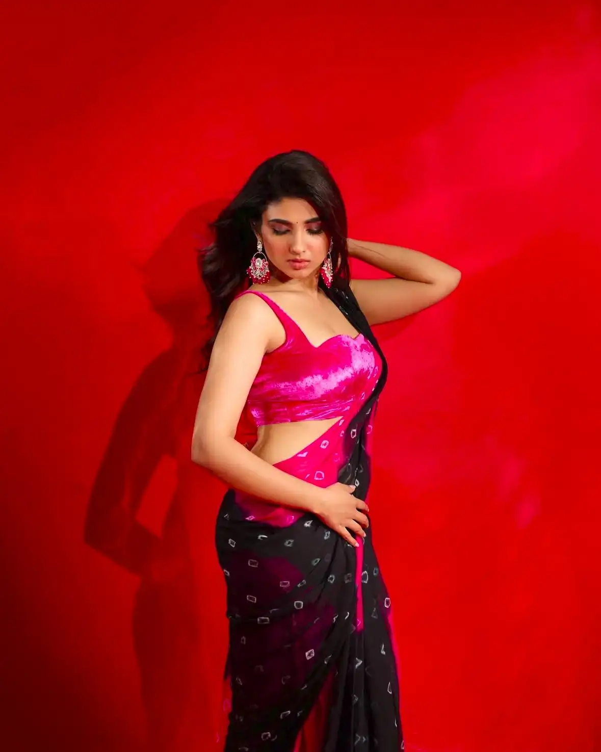 Pragya Nagra Sexy Figure In Saree 11