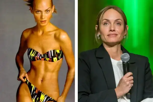 Amber Valletta in 90s and now