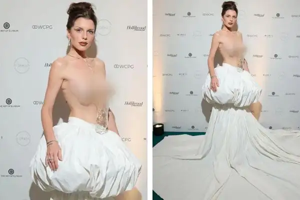 Julia Fox Freed the Nipple at Cannes 2023