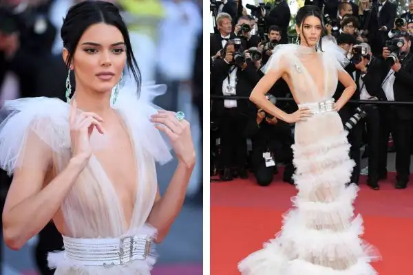 Kendall Jenner Freed the Nipple at Cannes 2018