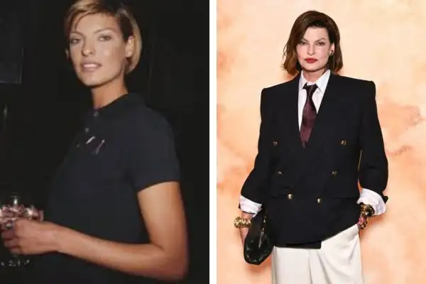 Linda Evangelista in 90s and now