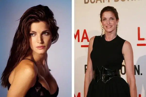 Stephanie Seymour in 90s and now