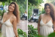 Poonam Rajput in White Sundress & Bold Bangles Steal the Spotlight
