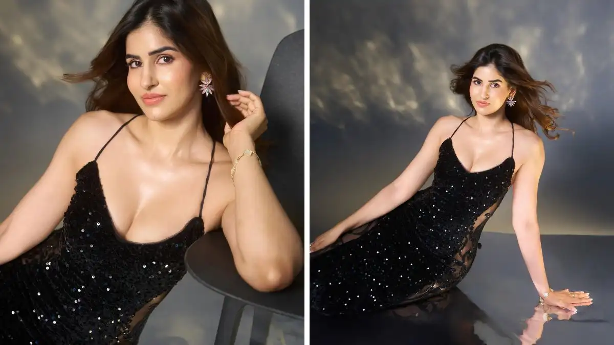 Sakshi Malik Black Sequin Dress That Turns Heads